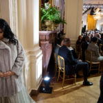 Aretha Franklin prepares to perform during "The Gospel Tradition: In Performance at the White House" in the East Room of the White House, April 14, 2015. (Official White House Photo by Pete Souza)