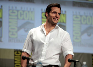 Henry Cavill speaking at the 2014 San Diego Comic Con International, for "Batman v Superman: Dawn of Justice", at the San Diego Convention Center in San Diego, California.