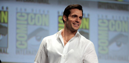 Henry Cavill speaking at the 2014 San Diego Comic Con International, for "Batman v Superman: Dawn of Justice", at the San Diego Convention Center in San Diego, California.
