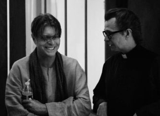 David Bowie i Gary Oldman na planie teledysku "The Next Day"