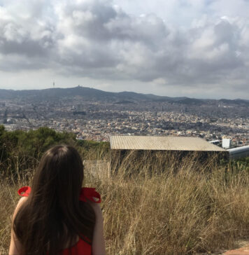 Panorama w Barcelonie