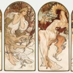 Alfons Mucha Cztery pory roku