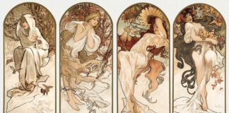 Alfons Mucha Cztery pory roku