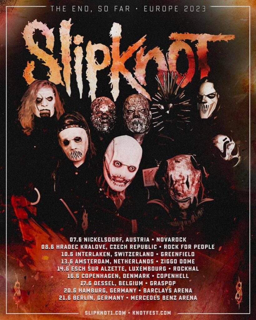 slipknot tour 2023 deutschland vorband