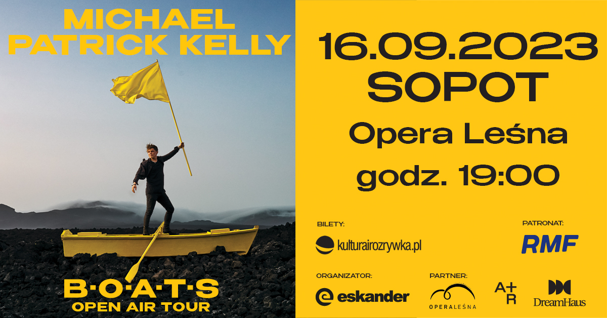 oficjalny plakat wydarzenia Michael Kelly - koncert