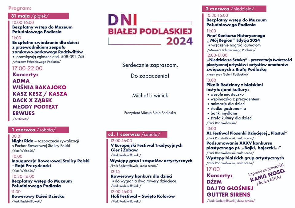 Dni Białej Podlaskiej 2024