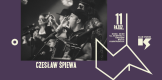 Kraków: Czesław Śpiewa z zespołem już w tym tygodniu! [zapowiedź]