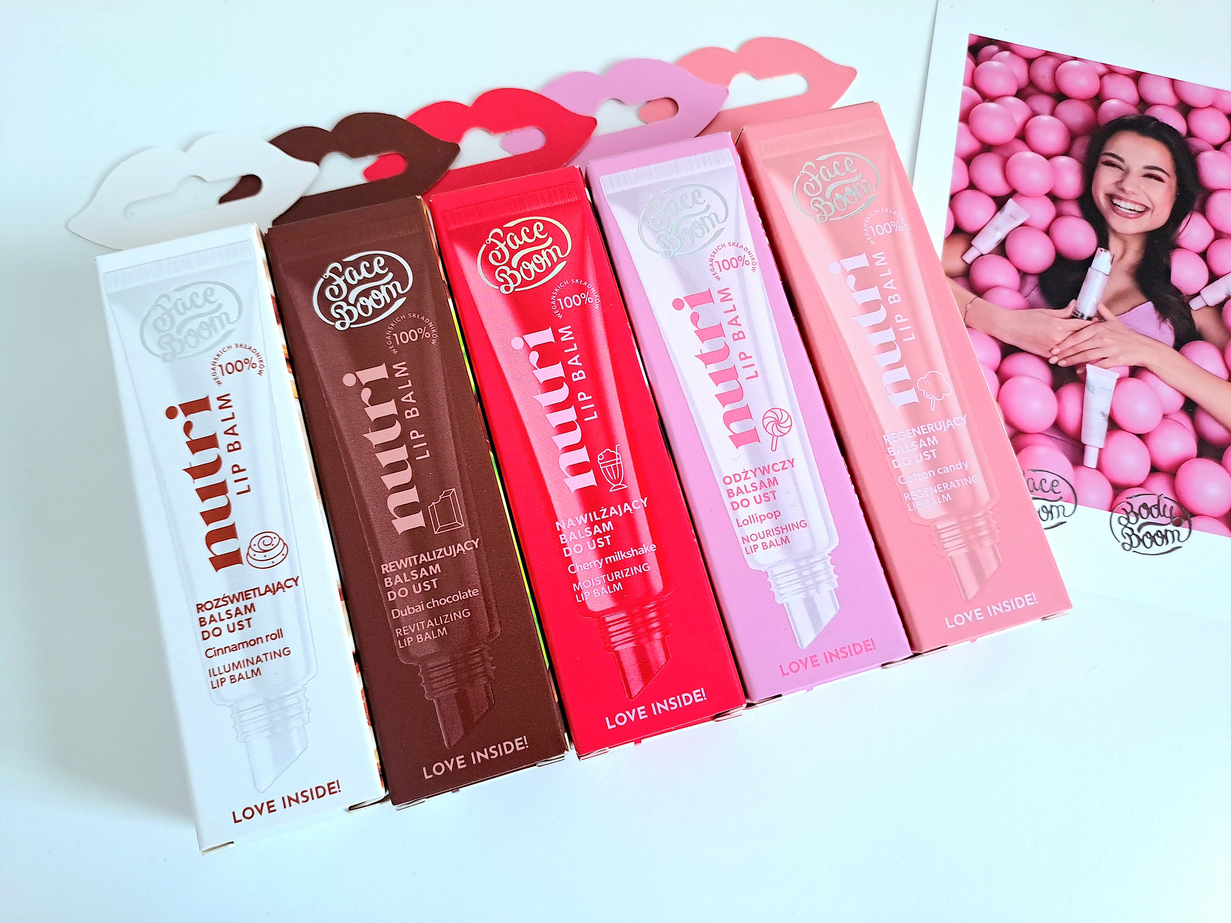 Jesień na ustach, czyli słodkie balsamy od FaceBoom, które pachną jak deser