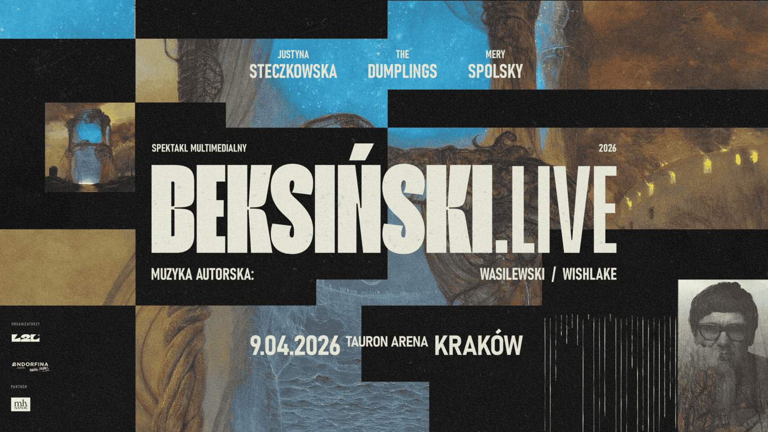 BEKSIŃSKI.LIVE 2026 – spektakl multimedialny, który podbił serca tysięcy widzów, powraca do Krakowa!