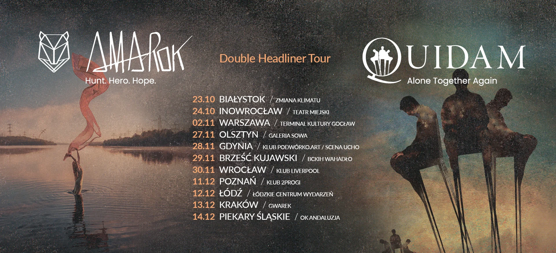Amarok oraz Quidam grają Double Headliner Tour 2025