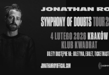 Jonathan Roy już w lutym 2026 zagra w Krakowie, w ramach trasy promującej album „Symphony of Doubts”!