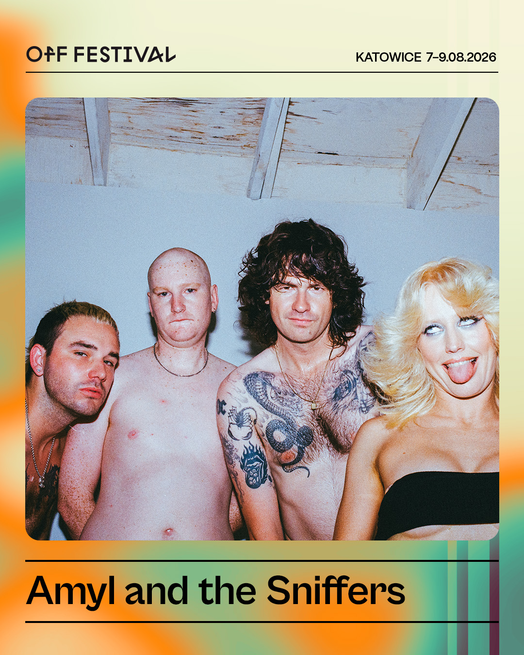 Amyl and the Sniffers pierwszym headlinerem OFF Festival 2026! Czytaj: weź mnie do Katowic!