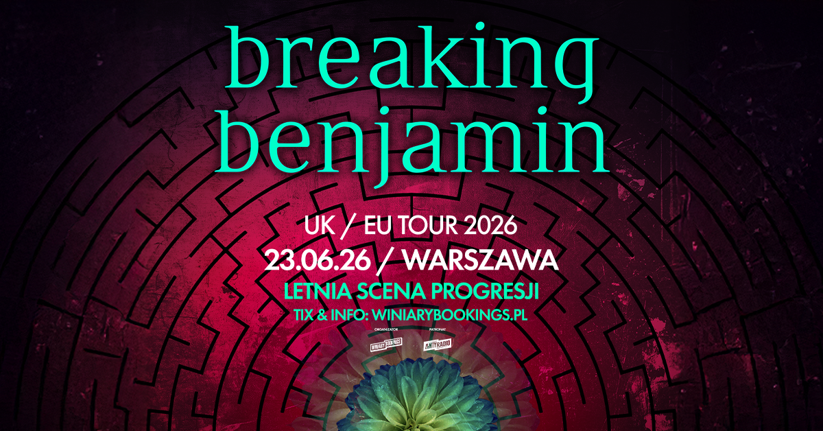 Breaking Benjamin na pierwszym koncercie w Polsce!