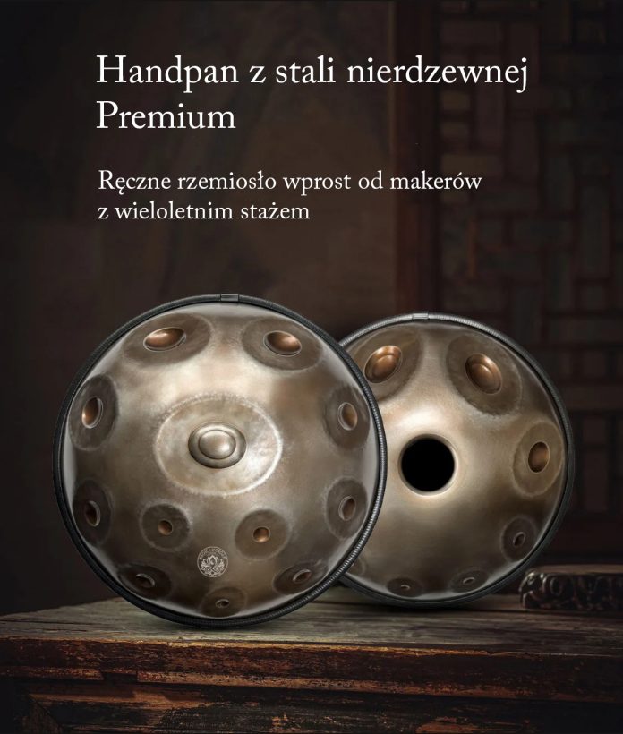 handpan z stali nierdzewnej premium