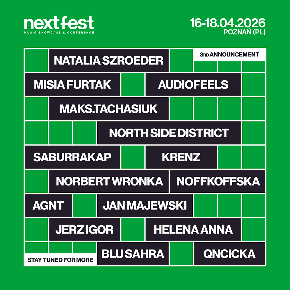 NEXT Fest z trzecią pulą ogłoszeń