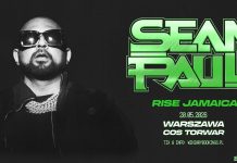 Sean Paul wystąpi na Torwarze w 2026