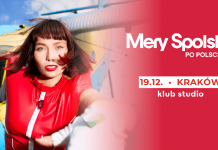 Mery Spolsky w Klubie Studio już 19 grudnia! Mery Spolsky Kraków 2025