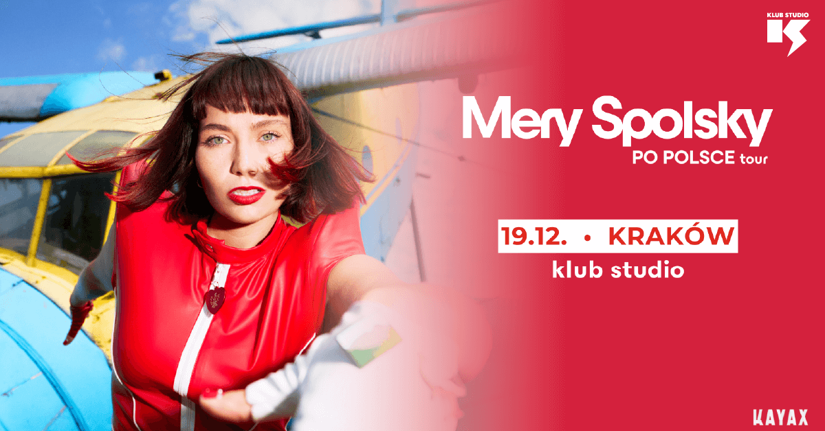 Mery Spolsky w Klubie Studio już 19 grudnia!