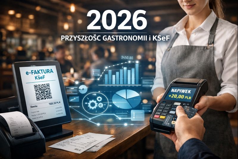 KSeF 2026 w HoReCa: e‑fakturowanie i bezpieczny model napiwków