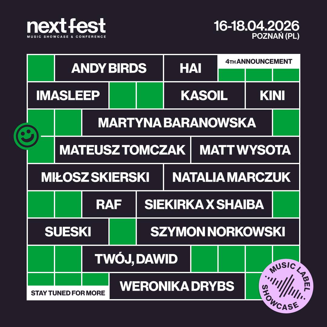 NEXT FEST odsłania kolejne gwiazdy