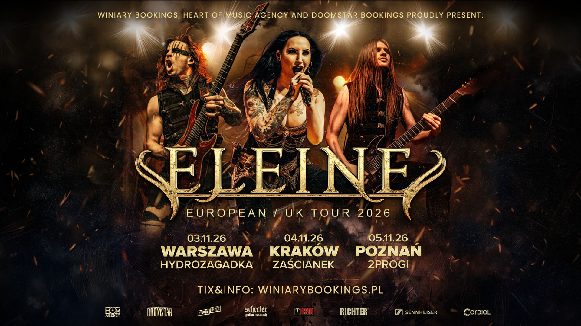 Eleine na 3 koncertach w Polsce!