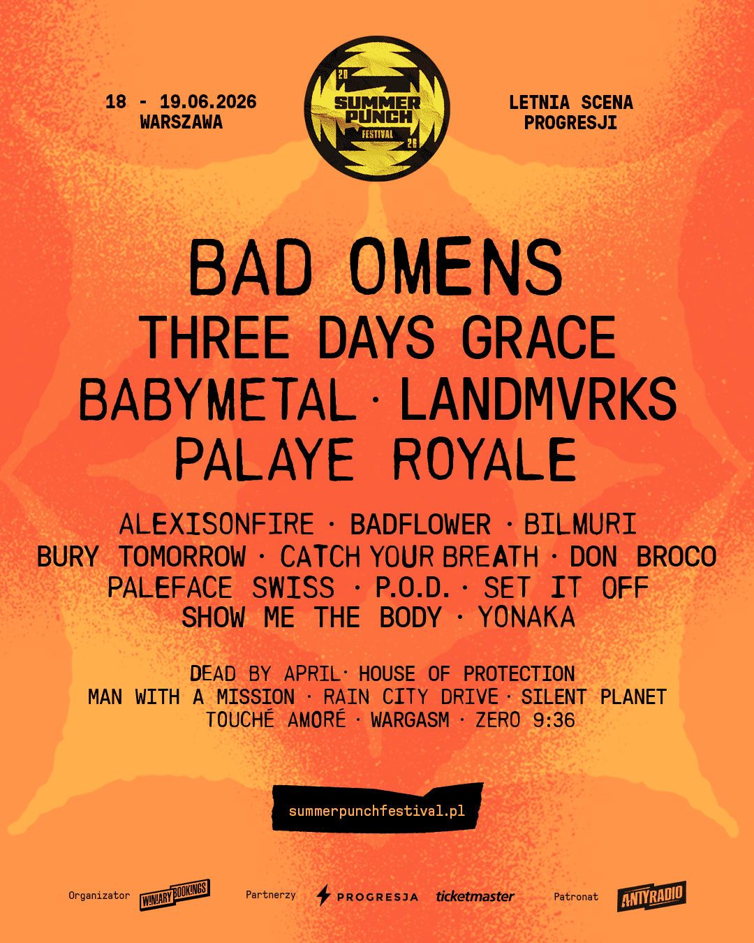 Zmiana w składzie SUMMER PUNCH FESTIVAL