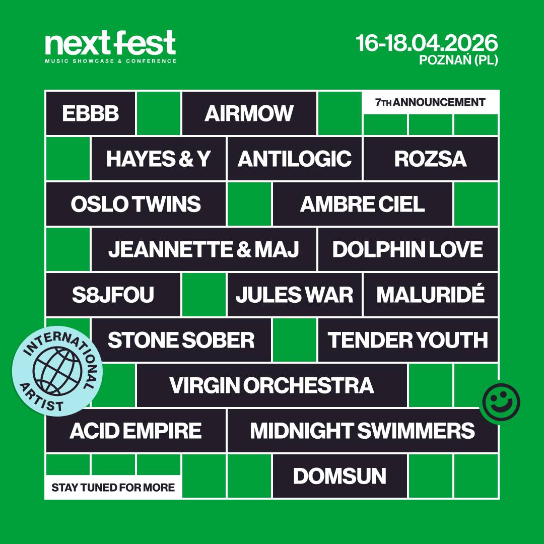 Zagranicznie zespoły w programie Next Fest