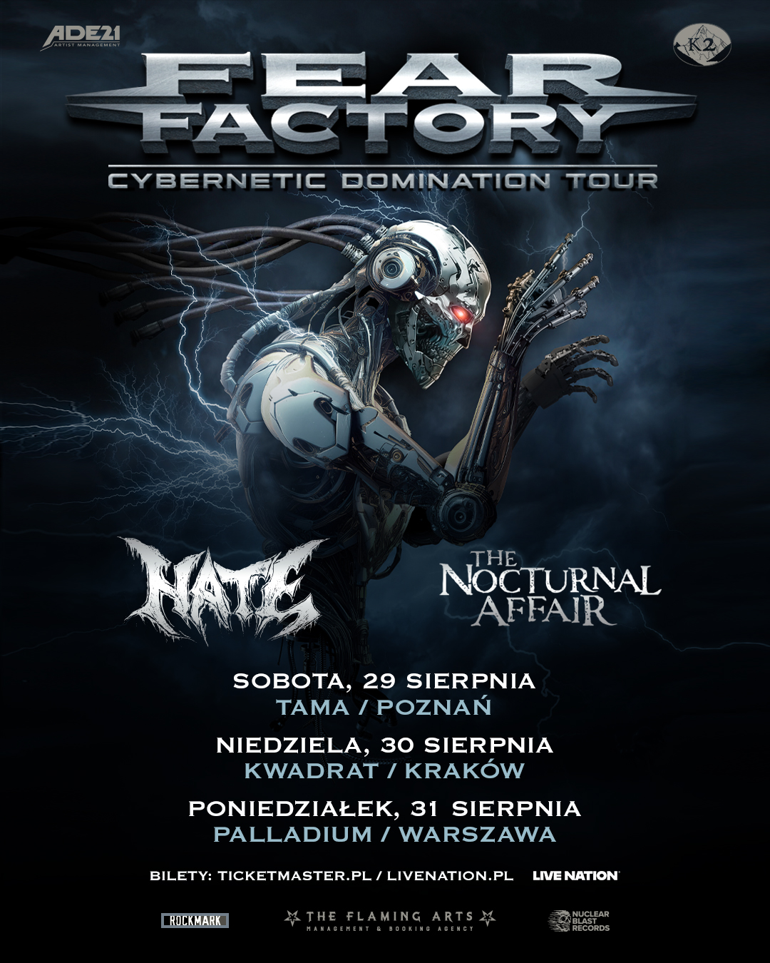 Fear Factory uderzy w Polskę!
