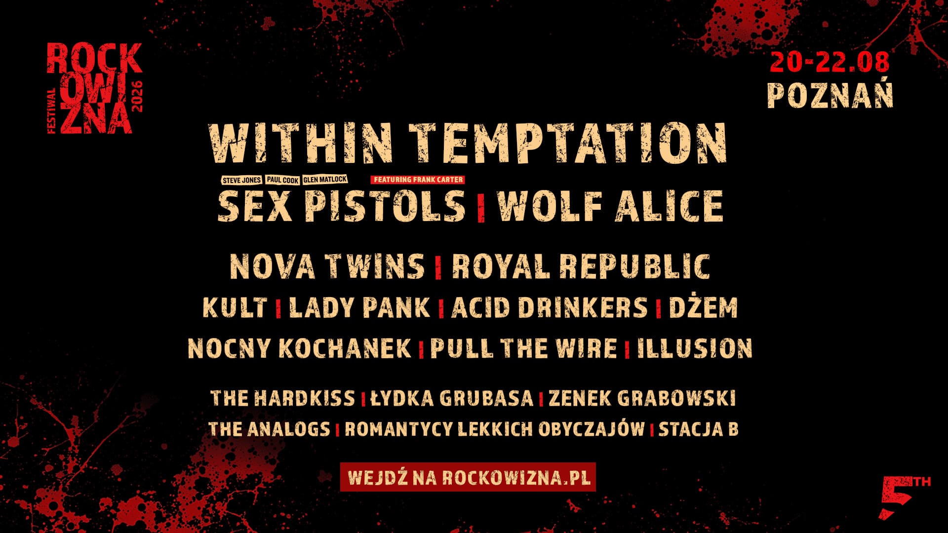 Within Temptation – symfoniczny rock na światowym poziomie podczas Rockowizny 2026 w Poznaniu!