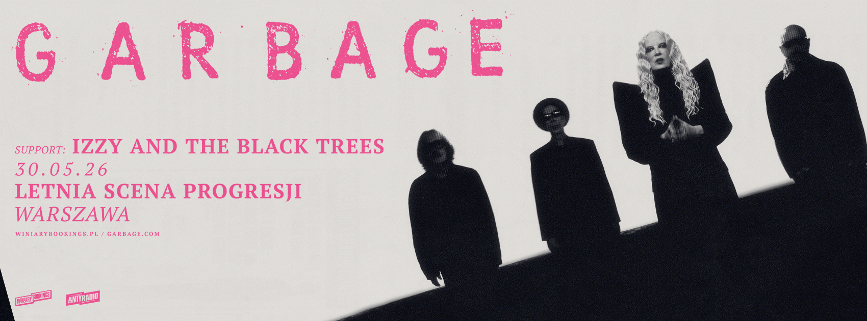 Legendarne Garbage z Izzy & the Black Trees już 30 maja w Warszawie!