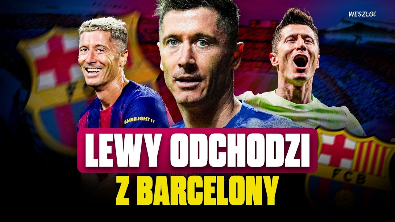 Robert Lewandowski odchodzi z Barcelony. Koniec pewnej ery