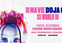 grafika z trasy koncertowej "Ma Vie World Tour"