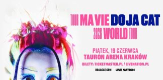 grafika z trasy koncertowej "Ma Vie World Tour"