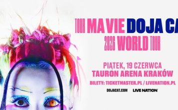 grafika z trasy koncertowej "Ma Vie World Tour"