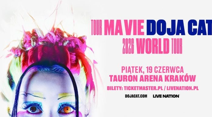 grafika z trasy koncertowej "Ma Vie World Tour"