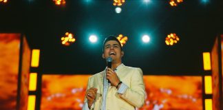 Filip Lato w trakcie koncertu "Lato z Radiem i TVP" Bielsko-Biała
