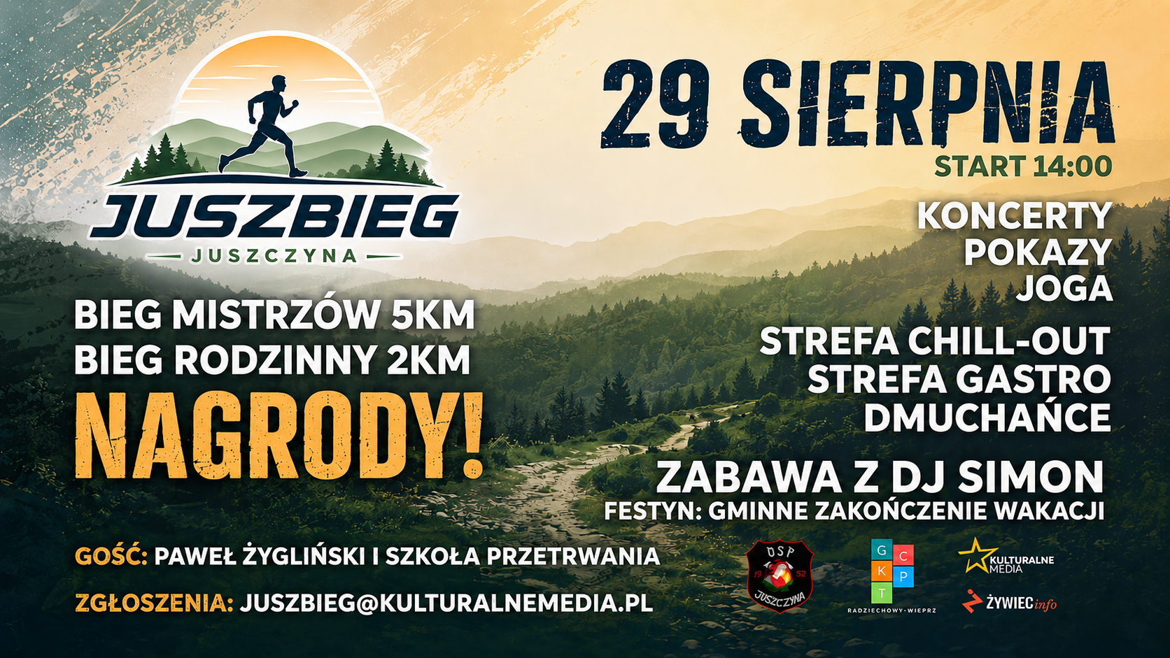 Błoto, widoki i wielkie emocje! realizowane są zapisy na Juszbieg 2026