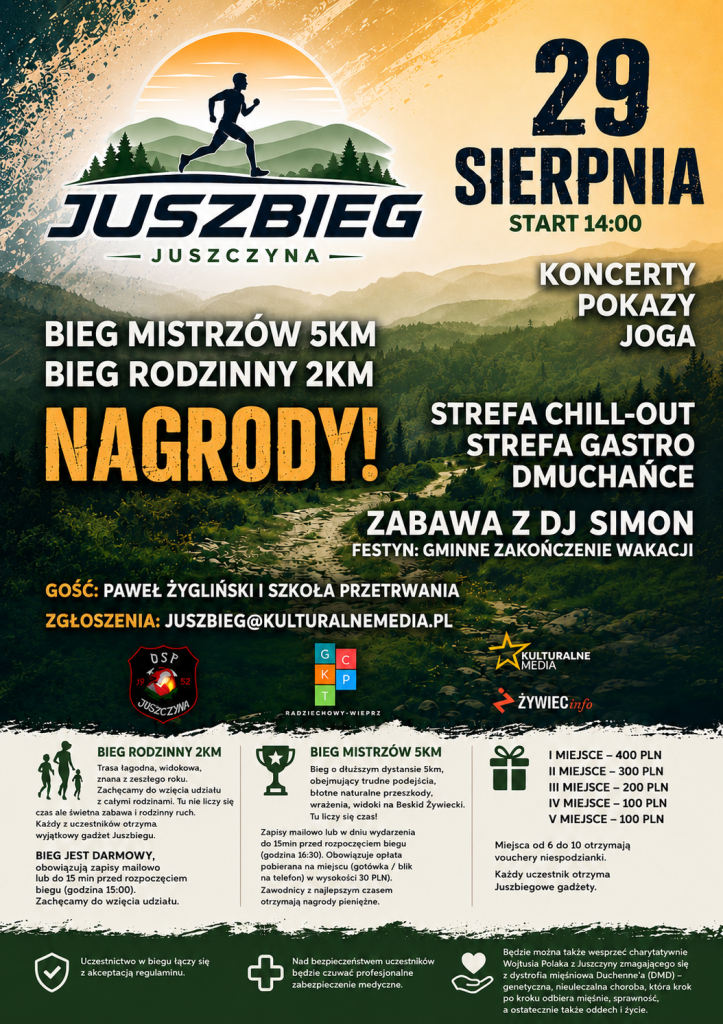 JUSZBIEG 2026 - PLAKAT