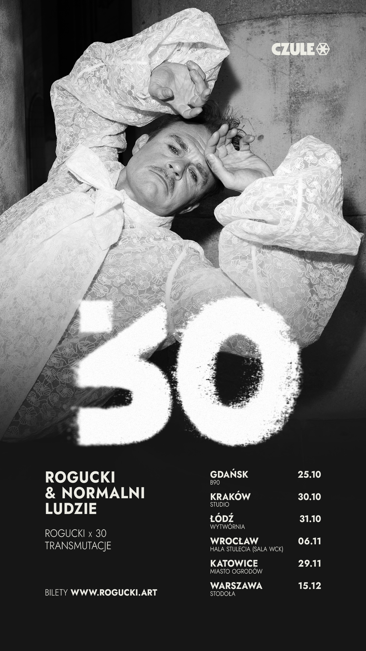 Trasa ROGUCKI x 30 pod hasłem „TRANSMUTACJE”. Piotr Rogucki wraca z nowym albumem