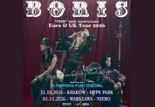 Boris zagra legendarny album na dwóch koncertach w Polsce