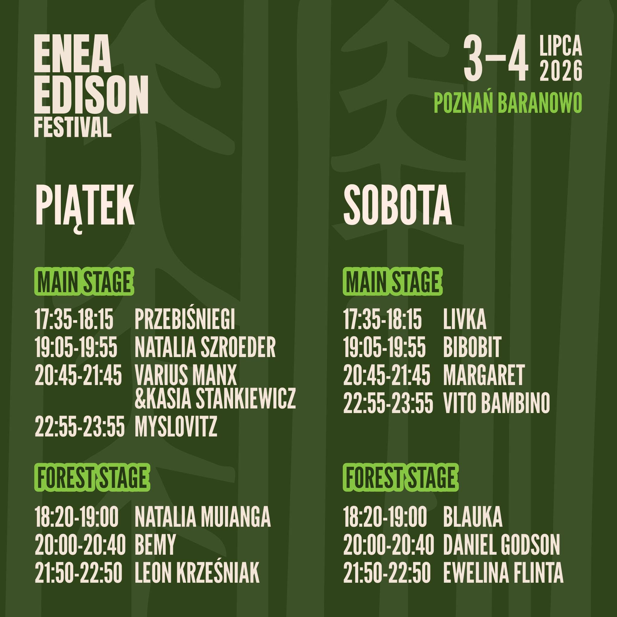 Enea Edison Festival 2026 [zapowiedź]
