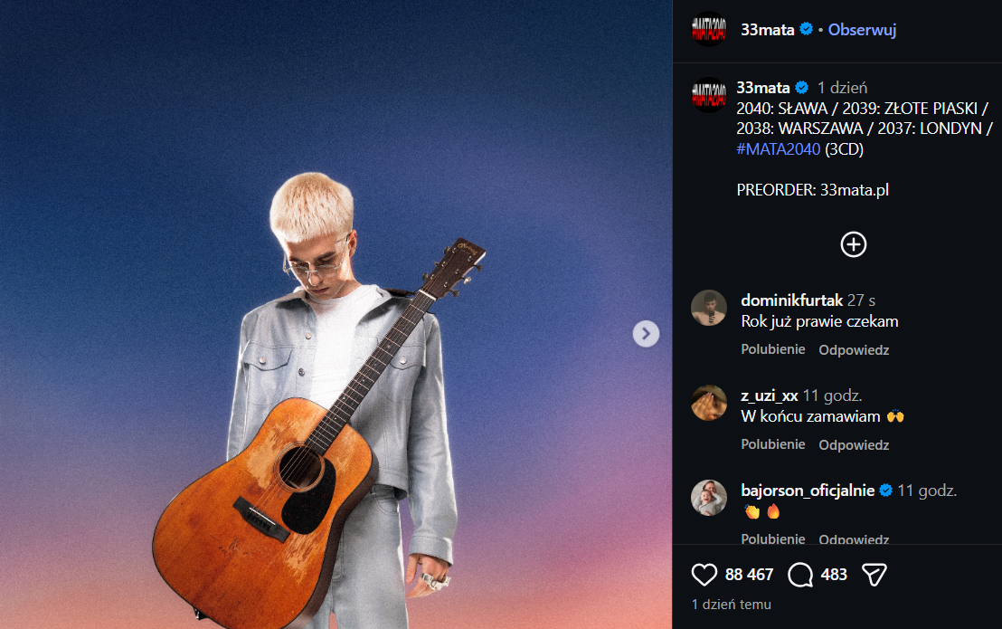 Mata zapowiedź preorderu