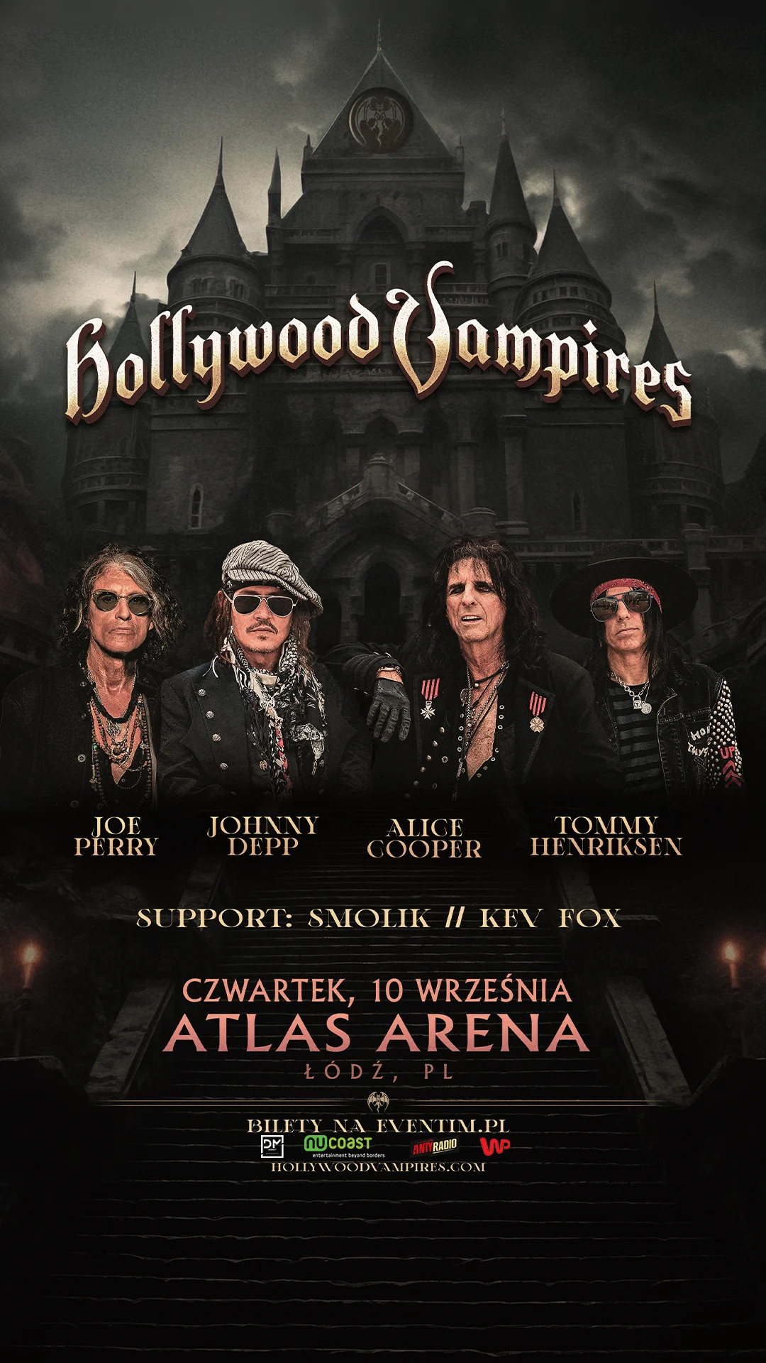 Hollywood Vampires – supergrupa rockowa powraca do Polski, a wyjątkowy wieczór w Łodzi otworzy duet Smolik // Kev Fox!