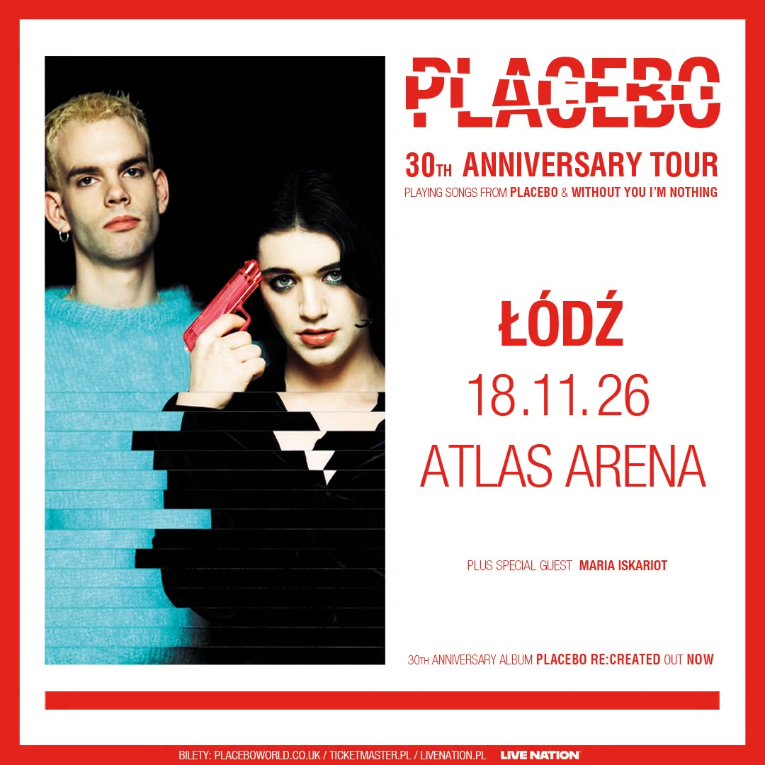 Maria Iskariot wystąpią jako support na koncercie Placebo!