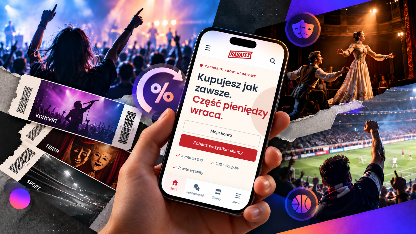 Cashback także na kulturę? Rabatex pokazuje, iż oszczędzać można nie tylko na zakupach