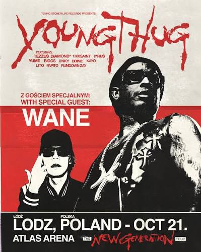 Young Thug w Łodzi. Wane jako support jednej z najwiekszych rapowych gwiazd