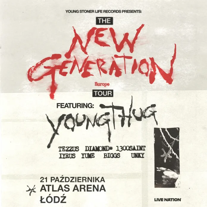 Young Thug plakat trasy