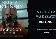 Bruce Dickinson wystąpi w Warszawie!