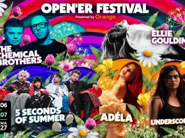 The Chemical Brothers, Ellie Goulding, 5 Seconds of Summer, Adéla i underscores – nowi artyści Open’er Festival 2027