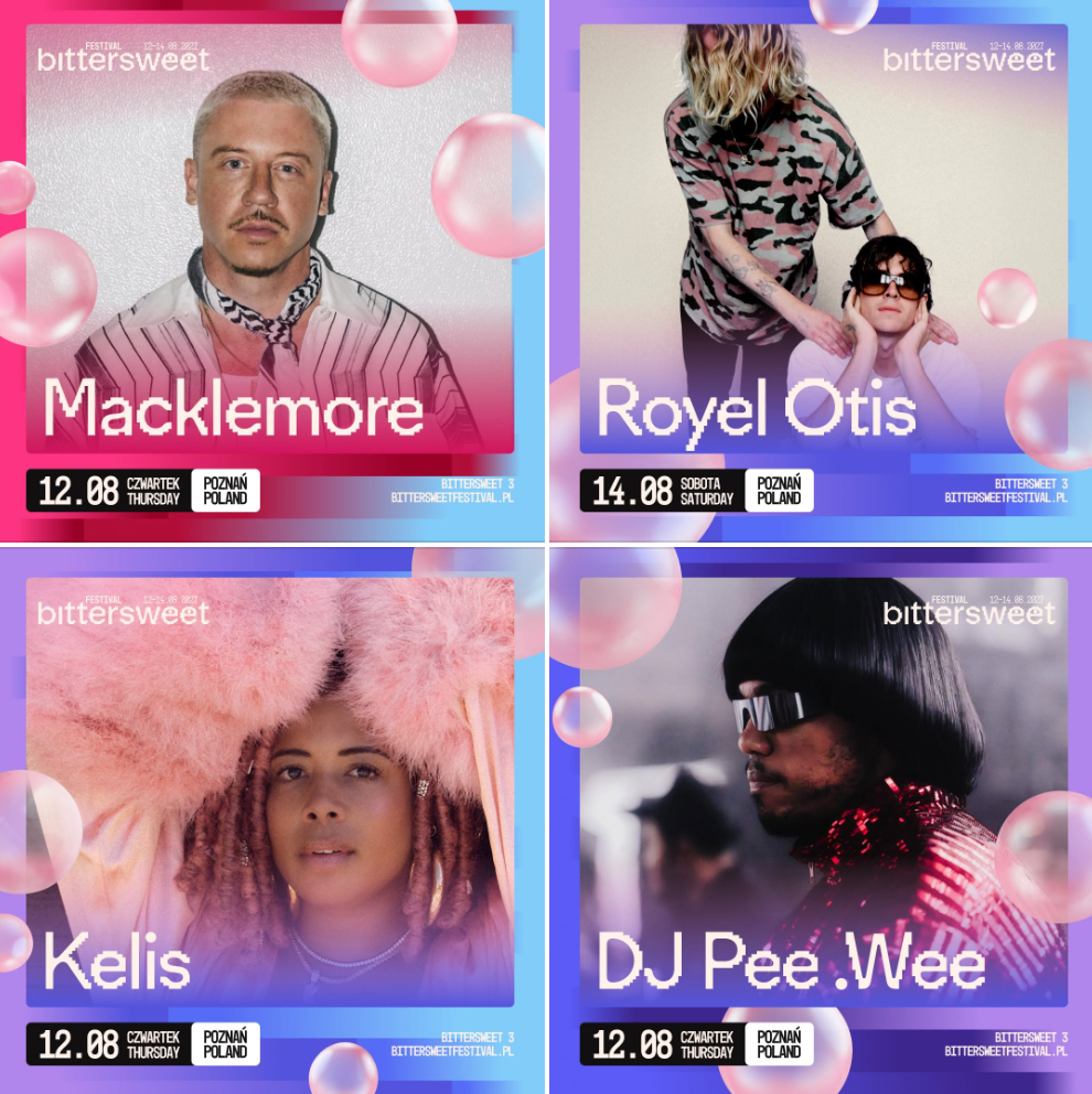 Macklemore na BitterSweet Festival 2027! Poznański festiwal ogłasza pierwsze gwiazdy